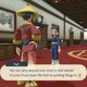 An image of Bagin, a merchant in Galaxy Hall.